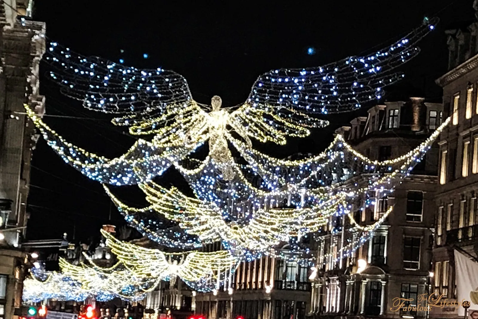 Regent Street angel lights