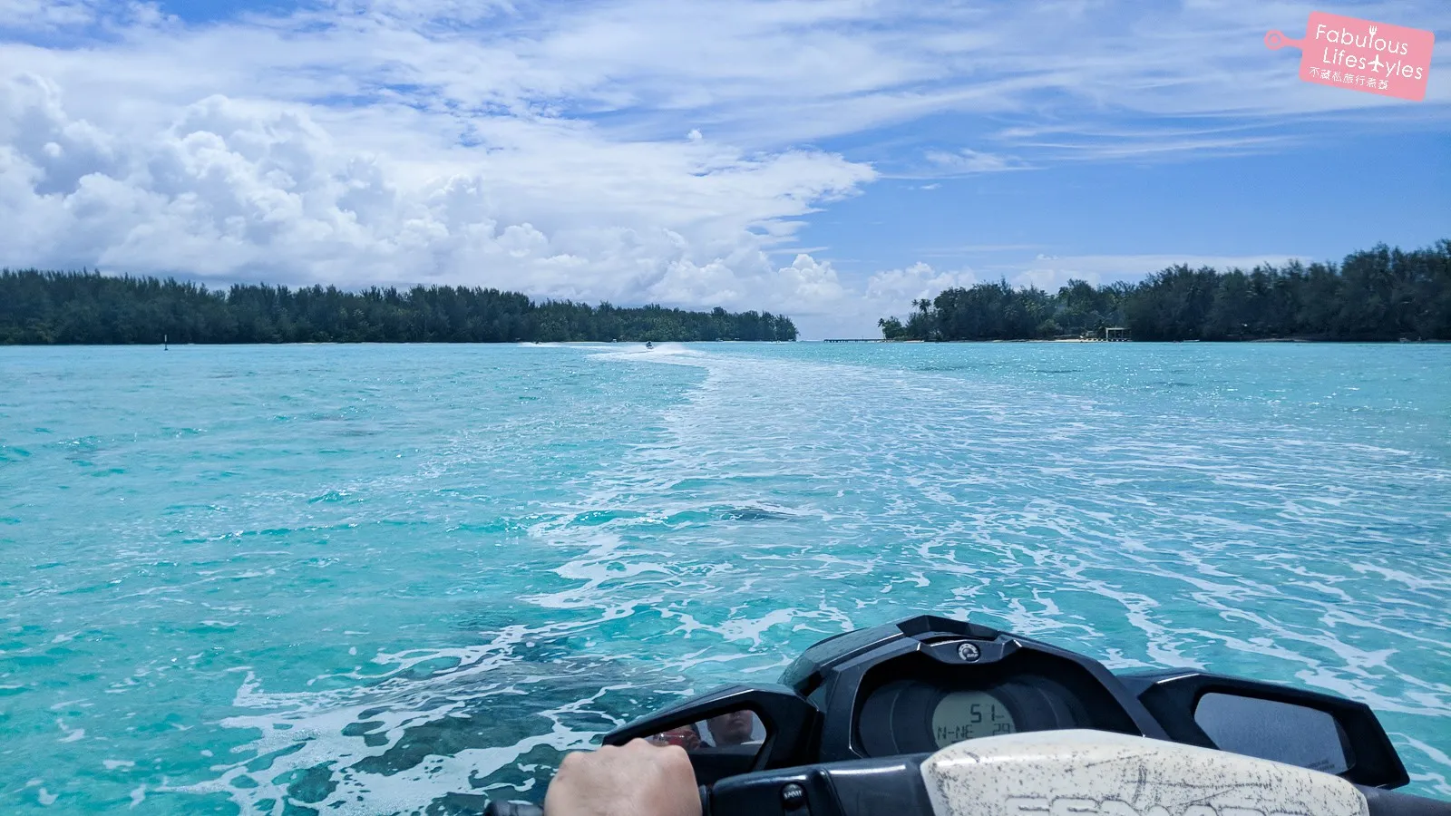 Pictured: Jet Skiing in Moorea