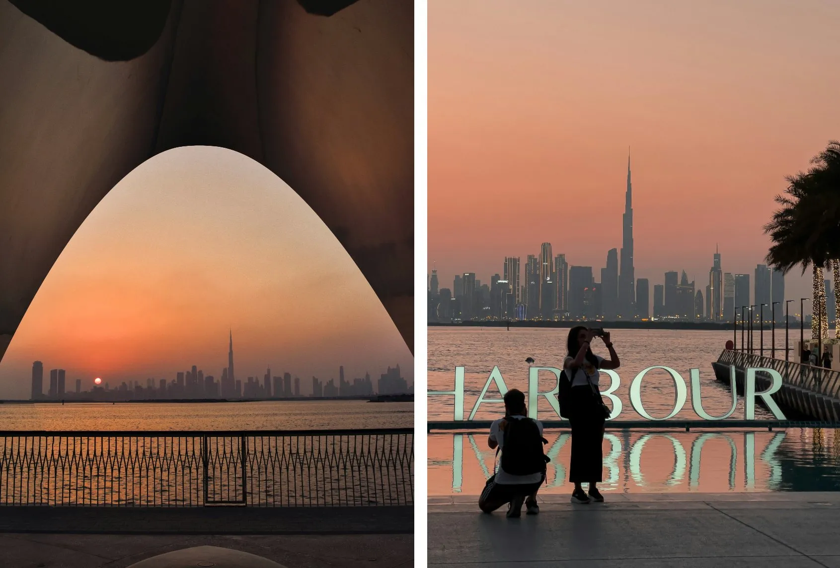 Dubai Creek Harbour Sunset - Photo from internet